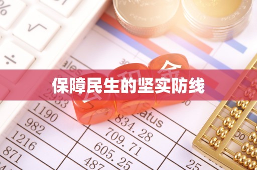 崇信保障民生的坚实防线